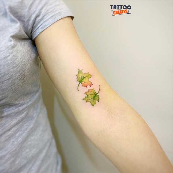 50+ Awesome Leaf Tattoos With Meaning (New Designs)