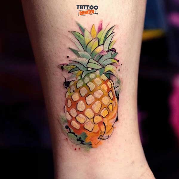 80+ Wonderful Pineapple Tattoos With Meaning (New Designs)