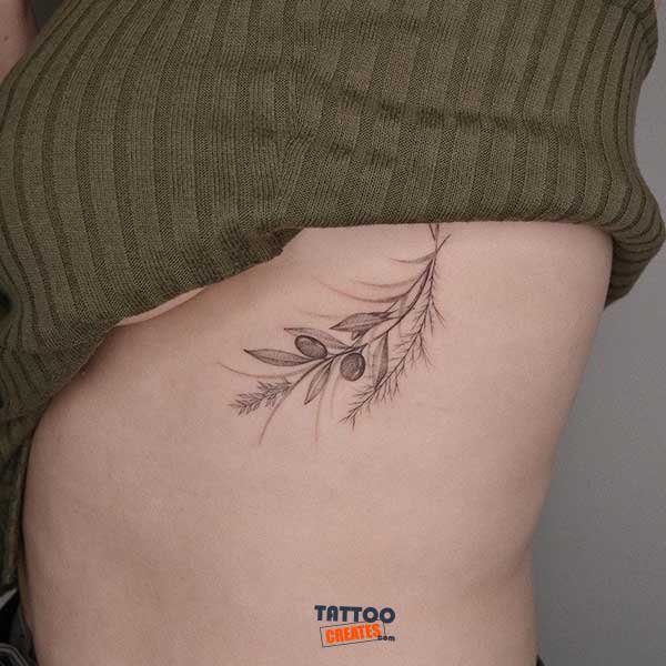 60+ Stunning Olive Branch Tattoos With Meaning (New Designs)