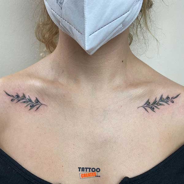 60+ Stunning Olive Branch Tattoos With Meaning (New Designs)