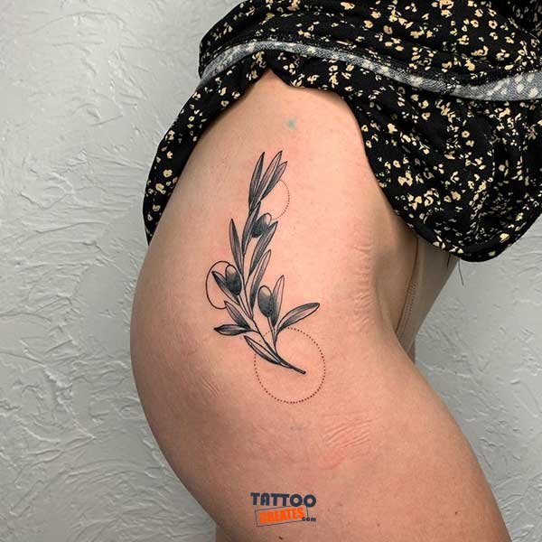 60+ Stunning Olive Branch Tattoos With Meaning (New Designs)