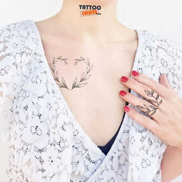 60+ Stunning Olive Branch Tattoos With Meaning (New Designs)