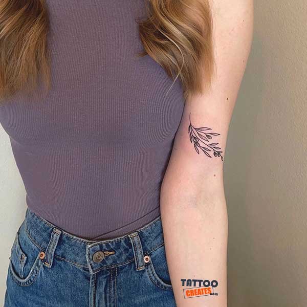 60+ Stunning Olive Branch Tattoos With Meaning (New Designs)