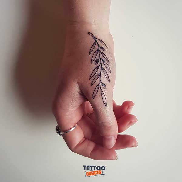 60+ Stunning Olive Branch Tattoos With Meaning (New Designs)