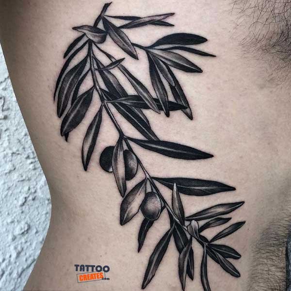 60+ Stunning Olive Branch Tattoos With Meaning (New Designs)