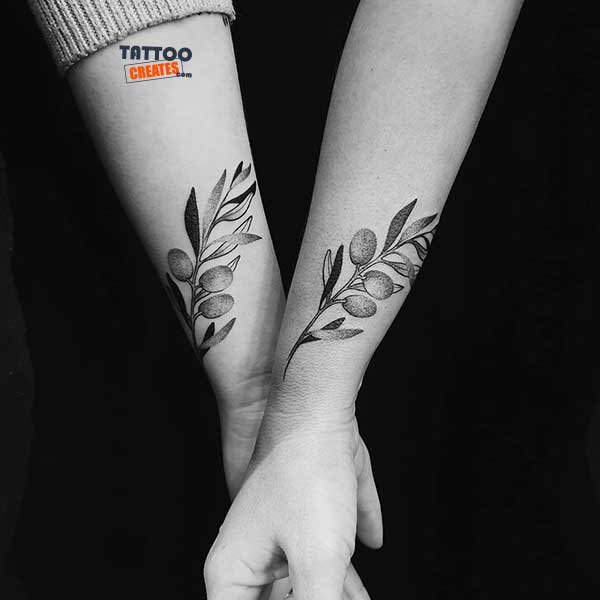 60+ Stunning Olive Branch Tattoos With Meaning (New Designs)