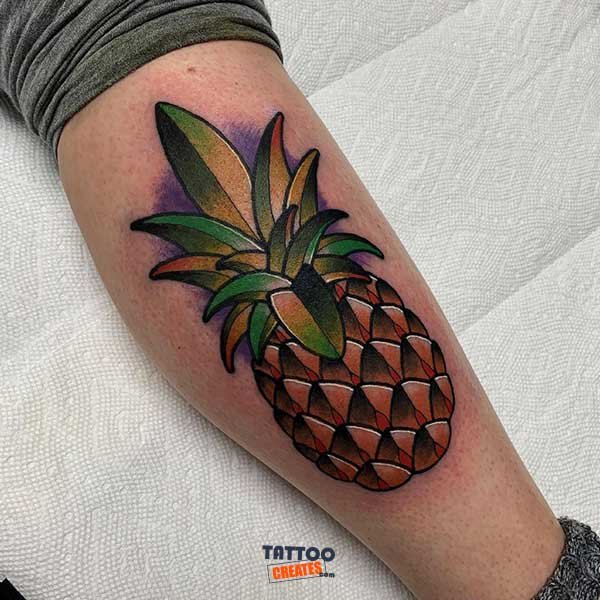 80+ Wonderful Pineapple Tattoos With Meaning (New Designs)