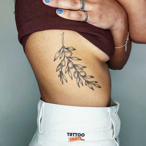 60+ Stunning Olive Branch Tattoos With Meaning (New Designs)