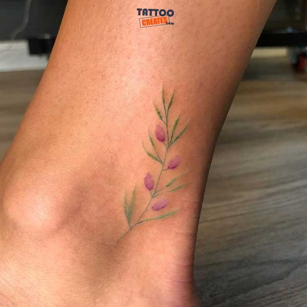 60+ Stunning Olive Branch Tattoos With Meaning (New Designs)