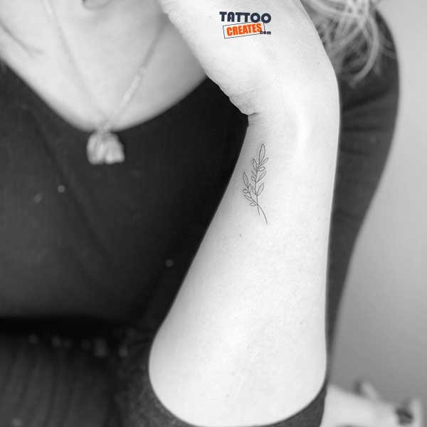 60+ Stunning Olive Branch Tattoos With Meaning (New Designs)