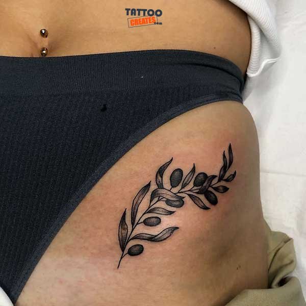 60+ Stunning Olive Branch Tattoos With Meaning (New Designs)